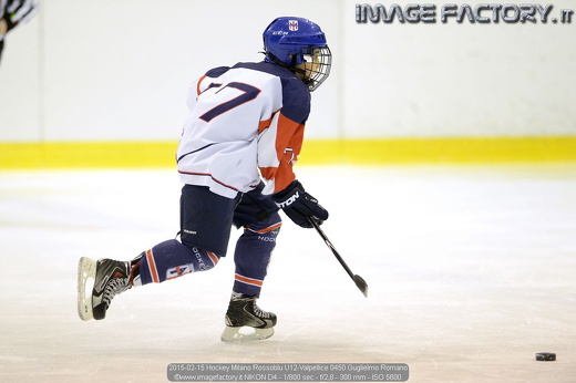 2015-02-15 Hockey Milano Rossoblu U12-Valpellice 0450 Guglielmo Romano